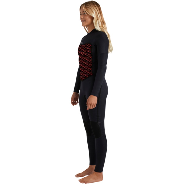 2026 Roxy Womens Swell Natural 4/3mm Back Zip Wetsuit 26BW213512 - Animal Print